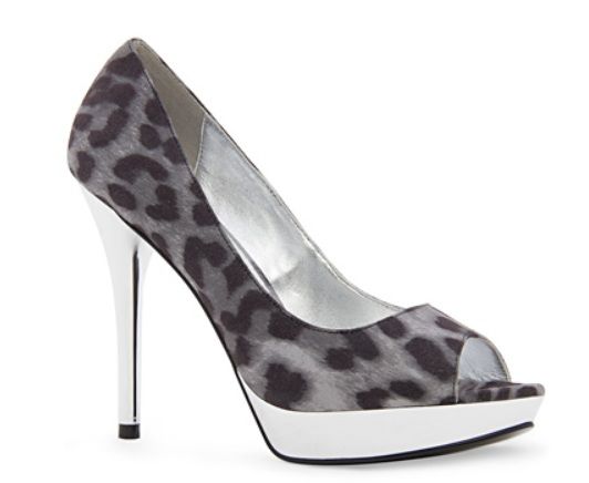 Sapato peep-toe sola metalizada MANGO