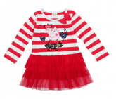 Lindo vestido da Peppa Pig