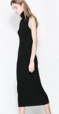 Vestido com fio metalizado ZARA
